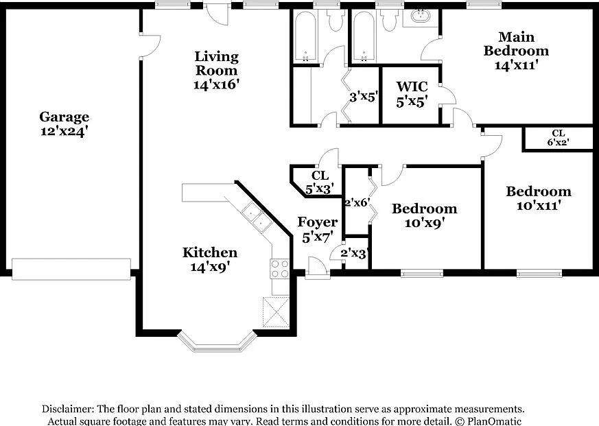 3 bed, 2.0 bath, 1207 sqft, $2,065 — Photo 2