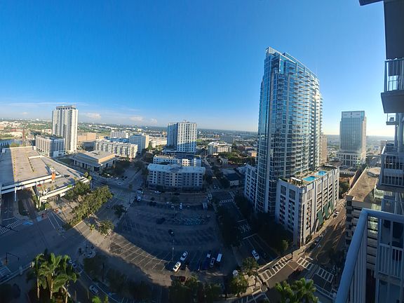 Panoramic view from balcony