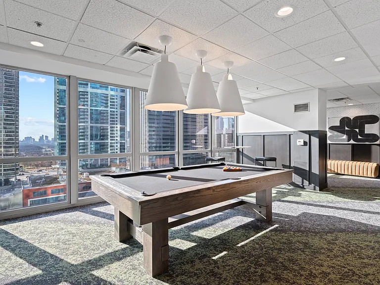 Billiards Room at Shoreham and Tides in Chicago, IL