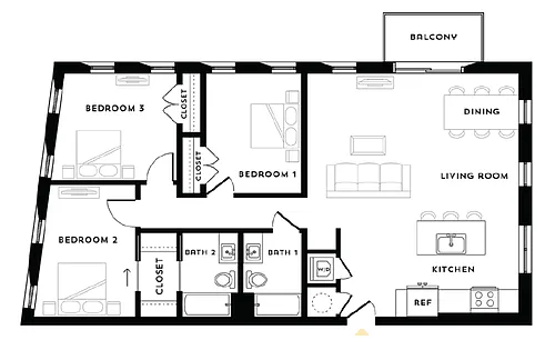 Floor plan C2 815 Collection