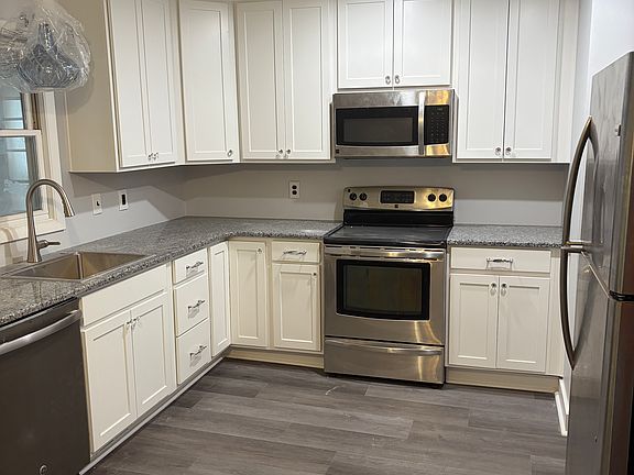 Brand new Updated kitchen with lots of cabinet space.