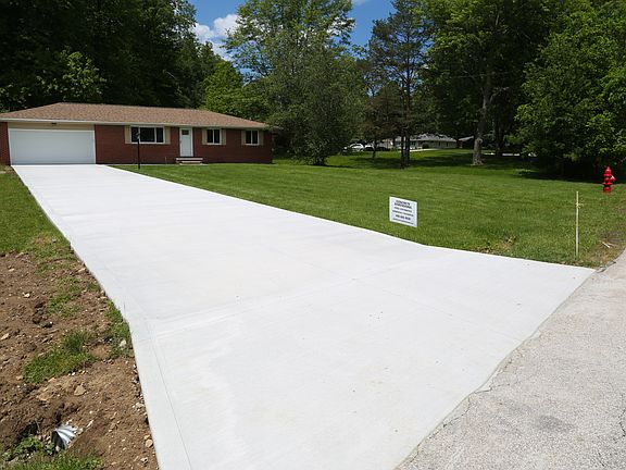 New Concrete Driveway