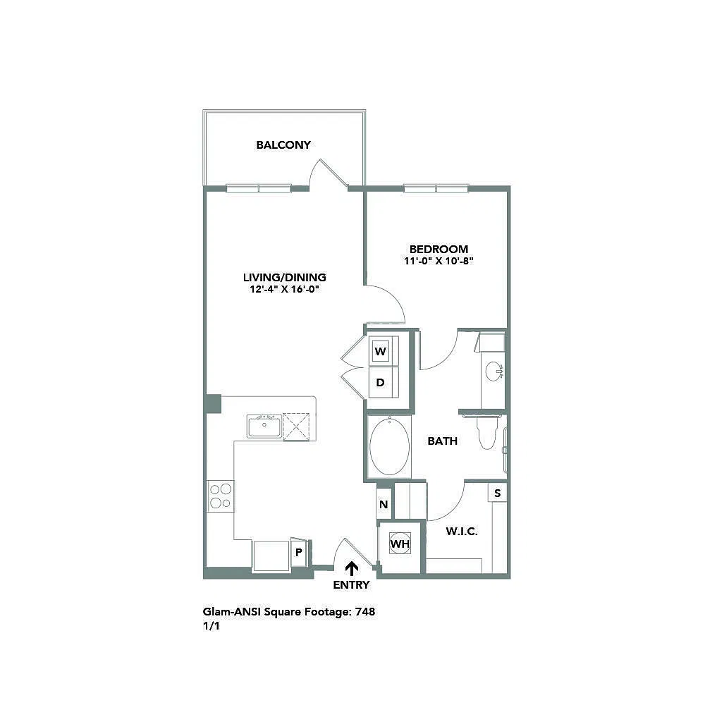 Floor plan Glam