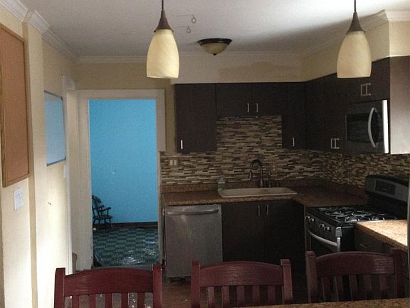 Kitchen with stainless appliances
