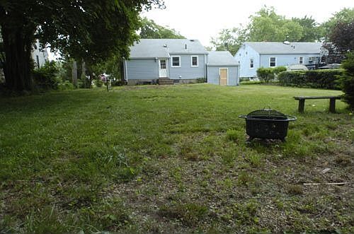 View toward house from back yard