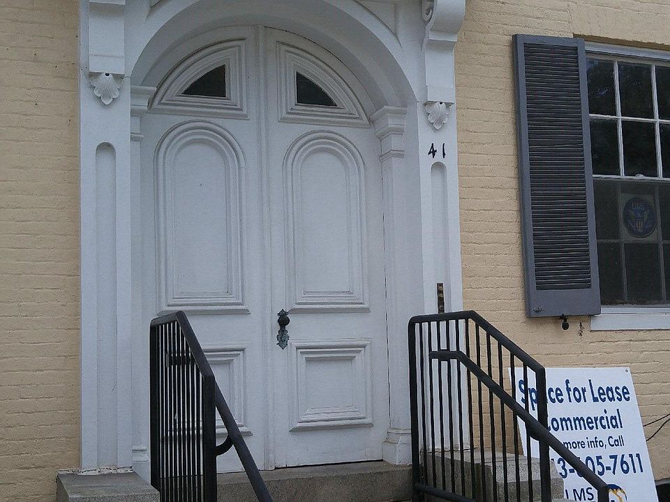 front of building