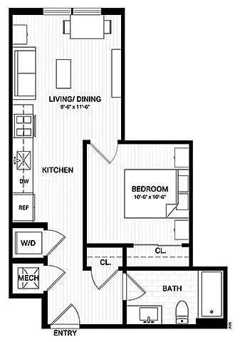 Floor plan A1A