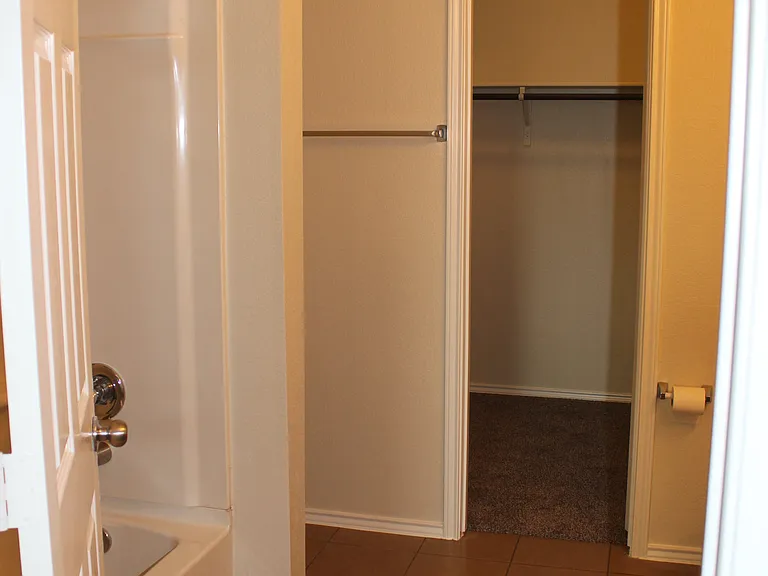 Main bathroom from bedroom