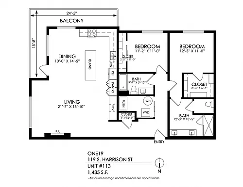 Floor plan Columbine