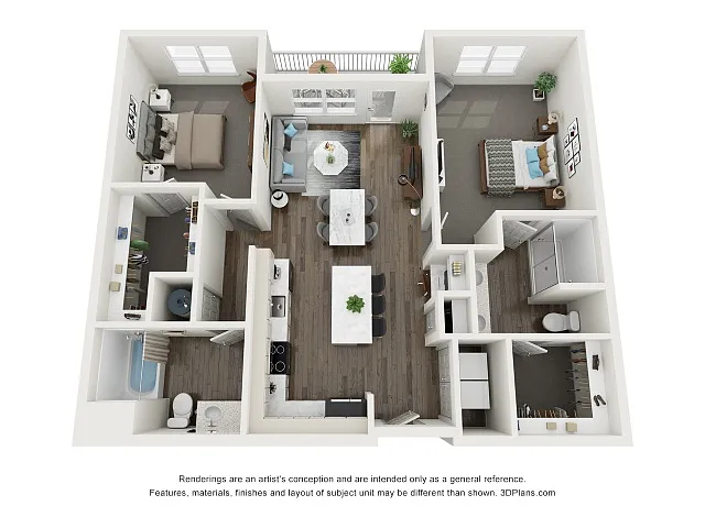 Floor plan 2B1L
