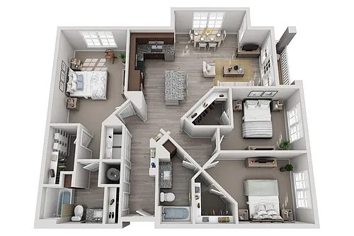 Floor plan C1 - Accessible