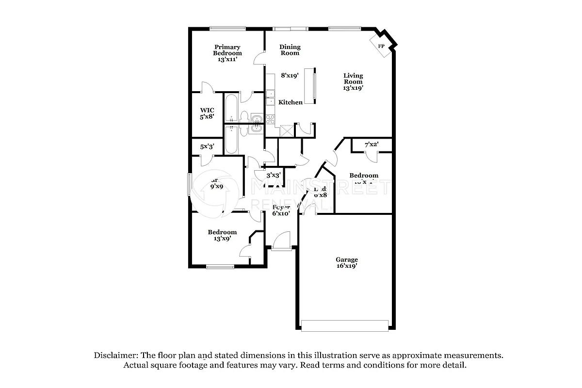 Floor Plan - 1504 Clemson Dr