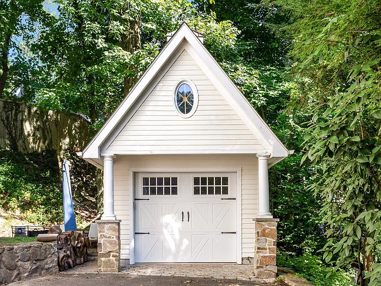 Garage with Attic Storage.