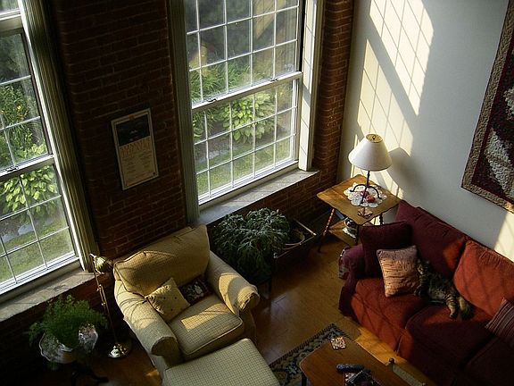 View living room from loft