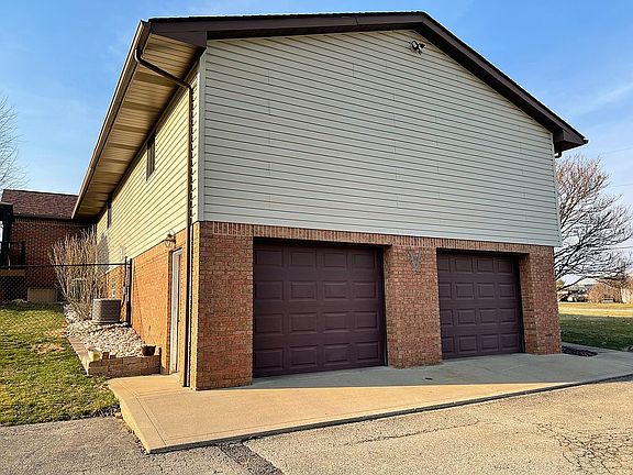 Integral two car garage