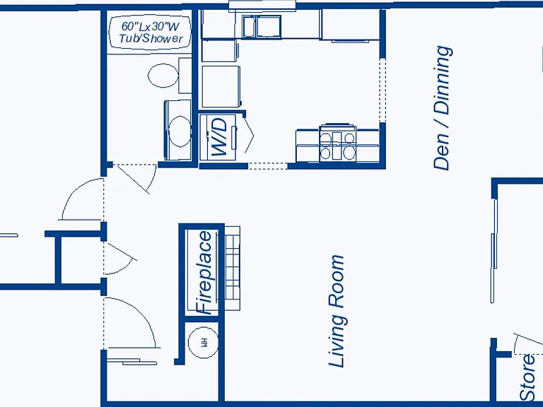 Floor Plan Condo A-103