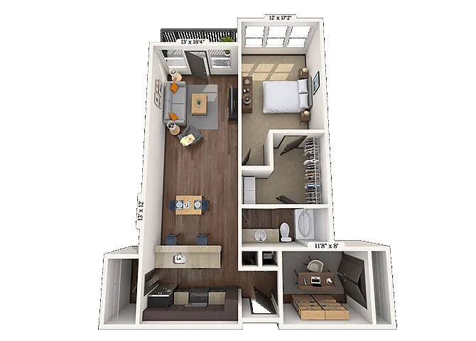 Floor plan Olmstead
