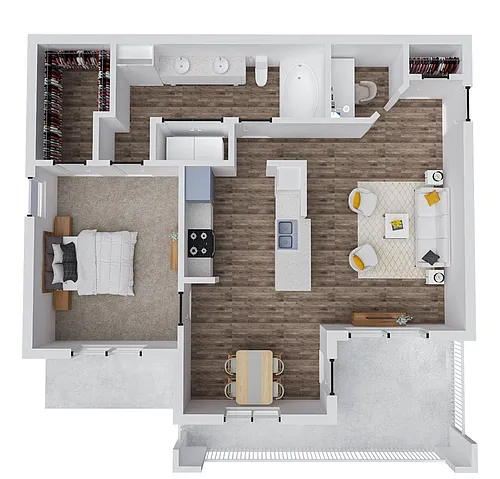 Floor plan A1X