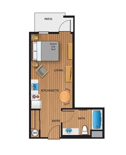 Floor plan Riesling (Fully Furnished)