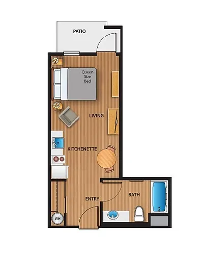 Floor plan Riesling (Fully Furnished)