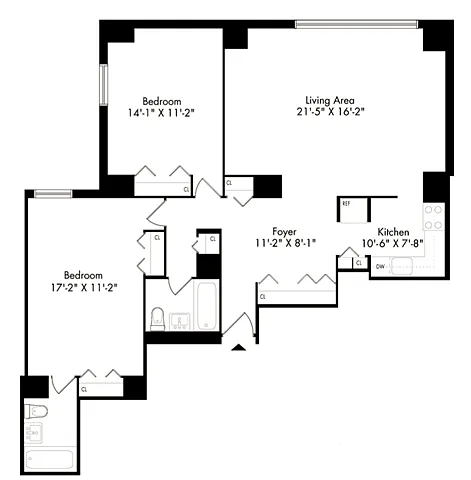 Floor plan 2H