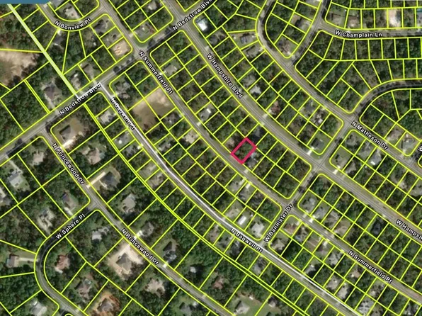 5705 N SUMMERFIELD POINT LOT 19, CITRUS SPRINGS, FL 34434