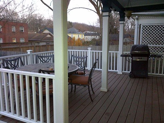 Private back deck