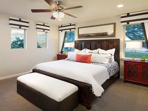 "Model" Master Bedroom: 15' x 14'