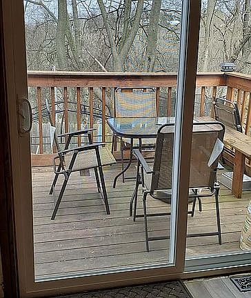 New deck and patio door