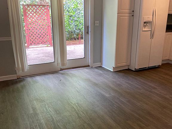 Dining area with nice views of back patio