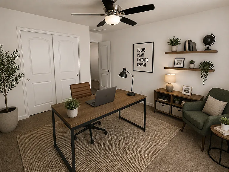 Third Floor Bedroom #2 - Virtually Furnished
