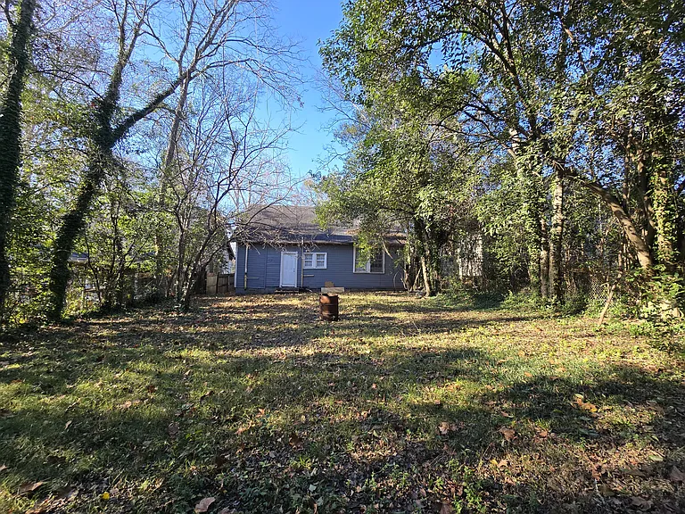 Backyard looking toward house