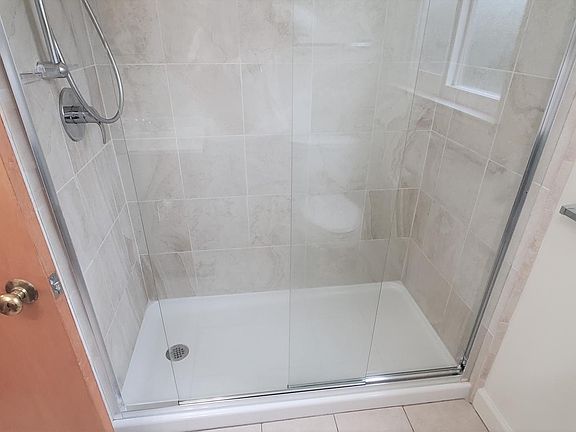 Shower. New bathroom.
