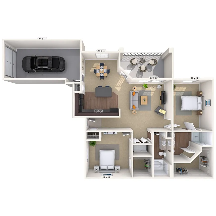 Floor plan The Oakmont