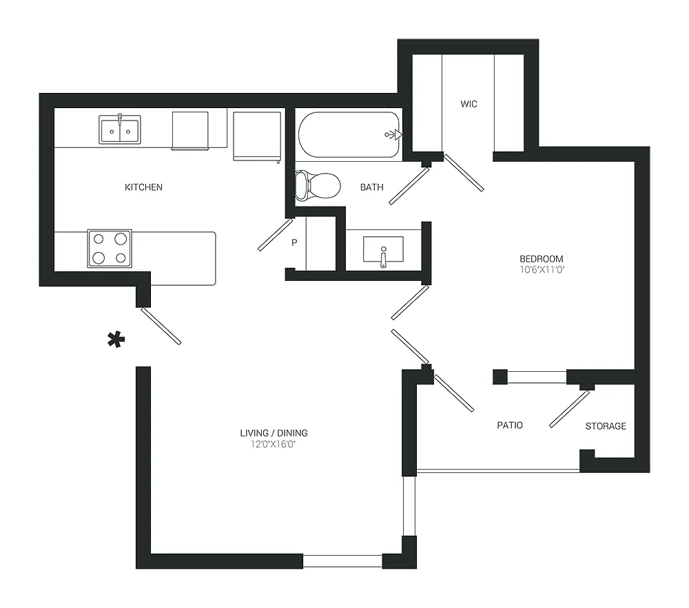 Floor plan Adair