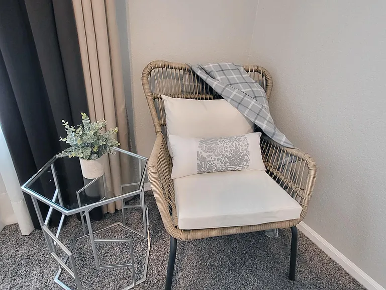 Master bedroom seating parlor