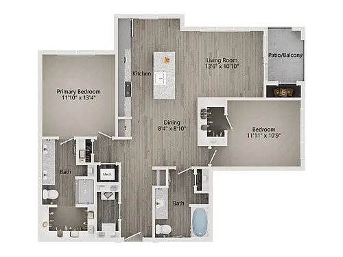 Floor plan B3