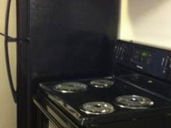 New refrigerator and range