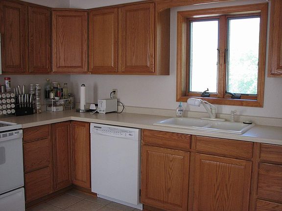 Window above the sink