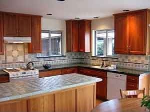 designer kitchen with handmade tiles