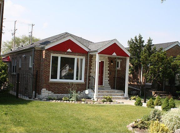 front of the home