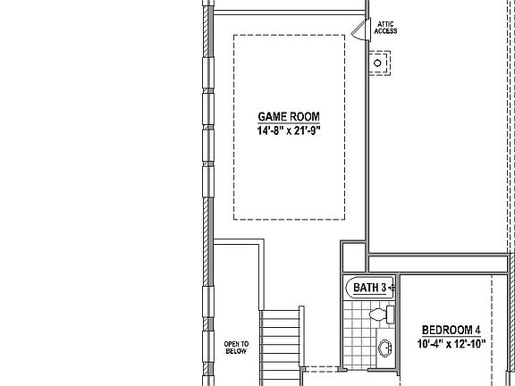 Plan 1478 2nd Floor