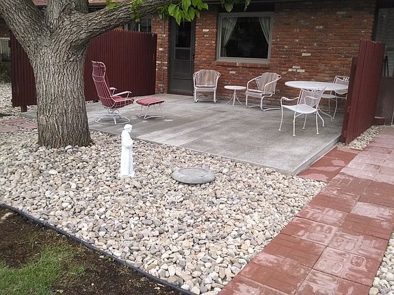 Backyard patio