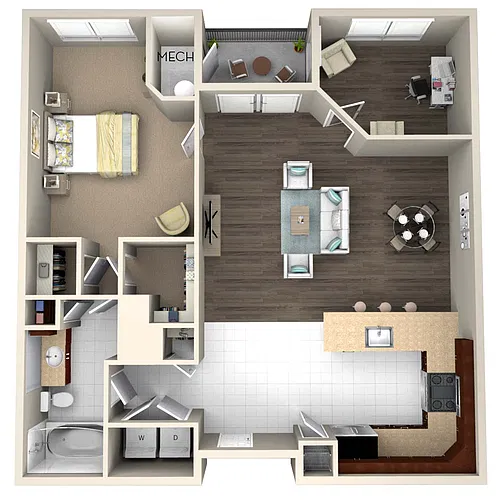 Floor plan Davenport