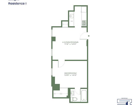2nd image of 50 W 34th St APT 21A1