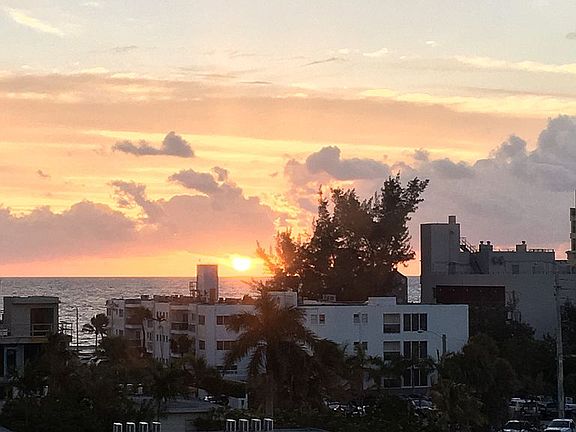 Sunrise from front window