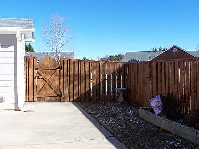 Fenced Patio area