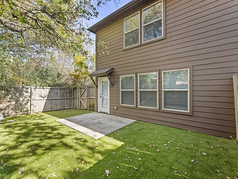 Backyard - Renovated Unit