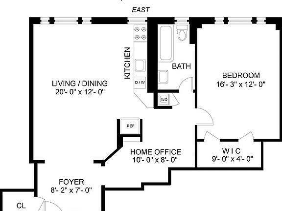 2nd image of 200 W 54th St APT 6D