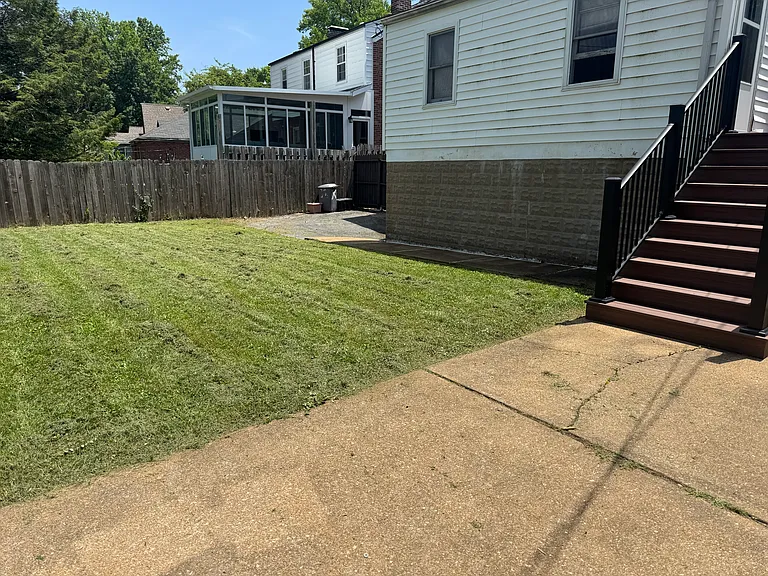 Outside with new vinyl deck 2026